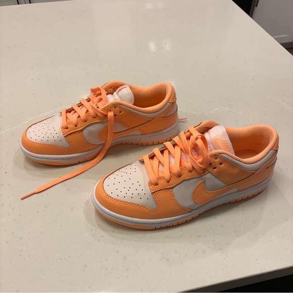 Nike Shoes - Nike Women’s Low-Top Dunk Sneakers in Orange Cream Peach Size 8 Brand New